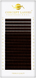 Ресницы тёмно-коричневые D 0.07 8-14 мм