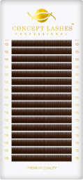 Ресницы коричневые D 0.10 13 мм
